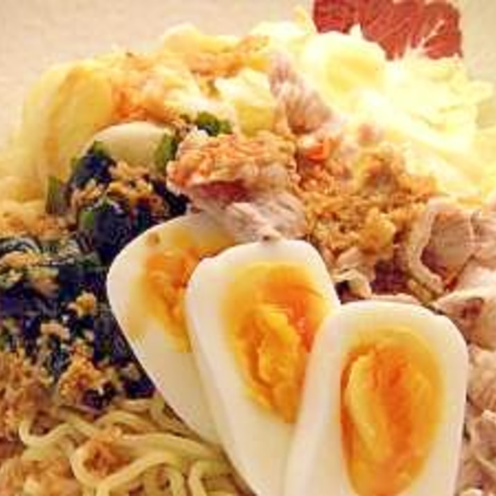 豚しゃぶキャベツ 冷やしラーメン レシピ 作り方 By 寝虎太郎 楽天レシピ